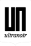 logo ultranoir en négatif
